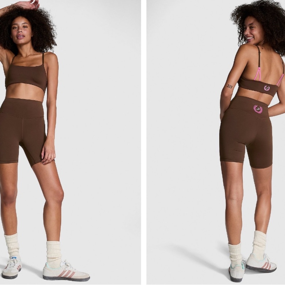 Women's Brown High-Waisted Shorts